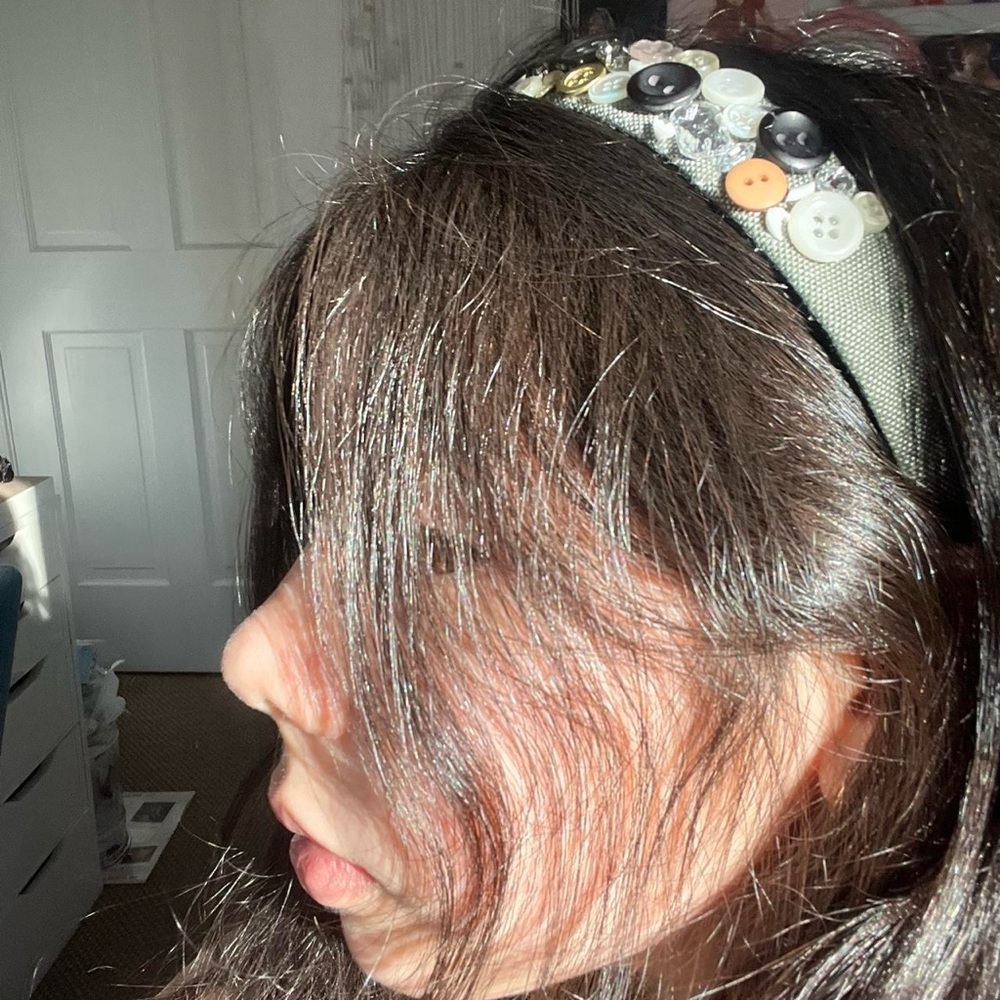 Button Adorned Hairband